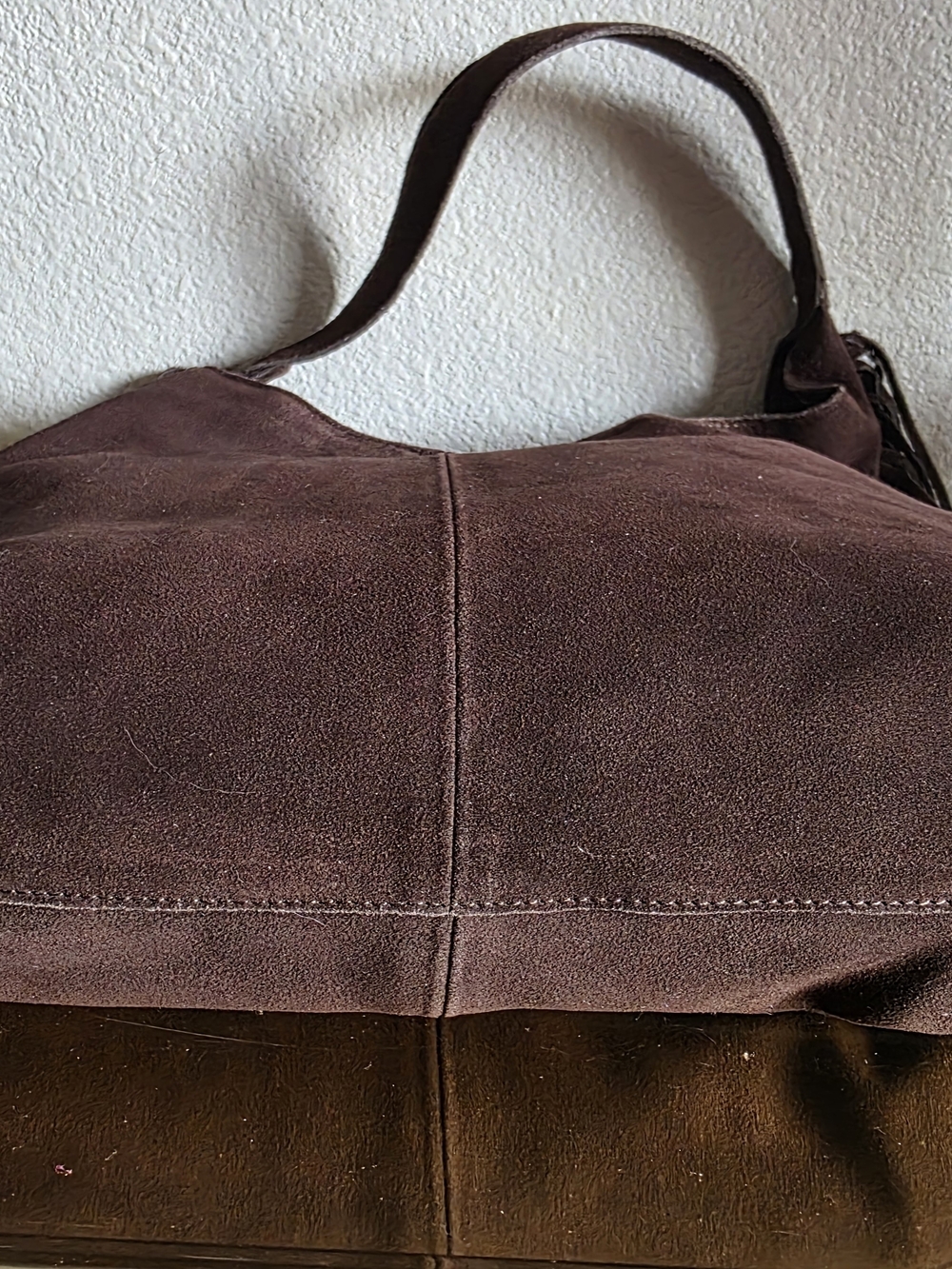 Haute Hippie Brown Fringe  Suede Hobo Bag - Picture 6 of 10